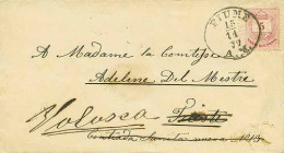 ESTERO > Ungheria - Tipologia: B - Ungheria - Da Fiume A Trieste Del 15.11.1877 Poi Per Volosca Con Kr.5 Dent.11,5 Yvert - Cartas & Documentos