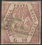 REGNO DI NAPOLI - PROVINCE NAPOLETANE - Tipologia: O - Gr.10 Falso Dell'epoca IV Tipo Carminio Lillaceo N.6FN - Sassone  - Nápoles