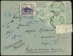 ESTERO > Cecoslovacchia - Tipologia: B - Cecoslovacchia - Da Capri A Karlsbad Del 7.7.1927 Con Floreale C.25x5 Sassone N - Other & Unclassified