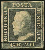 SICILIA - Tipologia: * - Gr.20 Ardesia Grigiastro N.21 - Sassone N.13 - Leggera Piega - P.V.
Qualità: "B" - 62095 - Sicilia