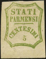 DUCATO DI PARMA - Tipologia: * - G.Provvisorio - C.5 Verde Giallo N.26 - Sassone N.13 - L.Raybaudi - En.D. - A.D. - P.V. - Parma