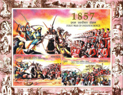 INDIA 2007 1857 FIRST WAR OF INDEPENDENCE MINIATURE SHEET MS MNH - Unused Stamps