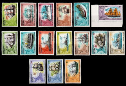 (038) Christmas Isl.  Transport / Ships / Voiliers / Segelschiffe  ** / Mnh  Michel 39-54 - Christmas Island