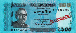 BANGLADESH 2023 100 TAKA SPECIMEN UNC BANKNOTE - Bangladesh