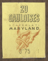 Facade D'etui Cigarette  -  20 Gauloises  5  Caferlati  Maryland - Etuis à Cigarettes Vides
