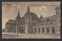 CPA Roumanie Romania Roemenie Circulé TIMISOARA Gare Station - Roumanie