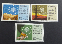 Türkei   1970    Michel 2158 -60   Europäische Denkmalschutzjahr  MNH ** Postfrisch   #6286 - Nuovi