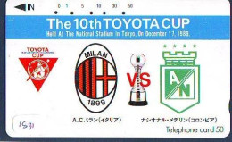 Télécarte  * TOYOTA CUP * FOOTBALL  (1831) Phonecard  * VOITURE * Auto CAR * TELEFONKARTE - Cars