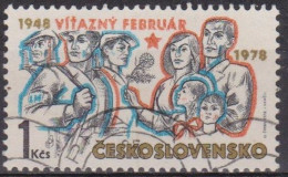 Février Victorieux - TCHECOSLOVAQUIE - Miliciens - N° 2257 - 1978 - Used Stamps