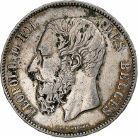 Monnaie, Belgique, Leopold II, 5 Francs, 5 Frank, 1873, TB, Argent, KM:24 - 5 Frank