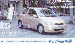 Télécarte  * TOYOTA * VITZ  (1845) Phonecard  * VOITURE * Auto CAR * TELEFONKARTE - Auto's