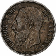 Monnaie, Belgique, Leopold II, 5 Francs, 5 Frank, 1873, TB, Argent, KM:24 - 5 Frank