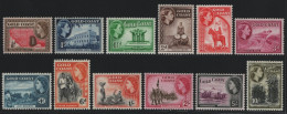 Goldküste 1952 - Mi-Nr. 138-149 ** - MNH - Queen Elizabeth II (II) - Gold Coast (...-1957)