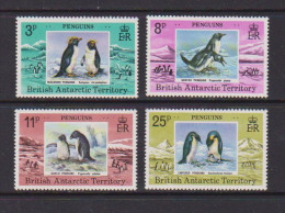 BRITISH  ANTARCTIC  TERRITORY    1979    Penguines    Set  Of  4    MH - Nuovi