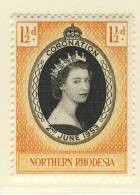 1953 QUEEN ELIZABETH CORONATION  NORTH  RHODESIA - Rodesia Del Norte (...-1963)