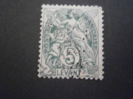 LEVANT BLANC 13 BIO2 PERFORATION PERFORES PERFORE PERFIN PERFINS PERFORATION PERFORIERT LOCHUNG PERCE PERFORIERT PERFO - Used Stamps