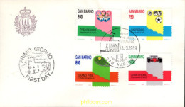719875 MNH SAN MARINO 1989 DEPORTES - Unused Stamps