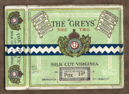 Etui Cigarette - Cigarettes  - Royaume Uni -the Greys   Silk  Cut Virginia - Zigarettenetuis (leer)