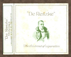 Etui Cigarette - Cigarettes  - Royaume Uni -  De  Reszke -  The Aristocrat Of Cigarettes - Zigarettenetuis (leer)