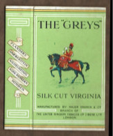 Etui Cigarette - Cigarettes  - Royaume Uni -  The  Greys Silk Cut Virginia - London - Empty Cigarettes Boxes