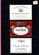 3 Etiquettes   Grand Vin MOUSSEUX     &  Lot B14 - Collections, Lots & Séries