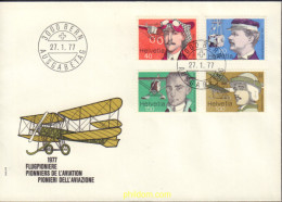 379496 MNH SUIZA 1977 AVIACION PIONERA. - Neufs