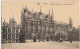 BRUGES - HOTEL DE VILLE - Cafés, Hôtels, Restaurants