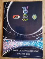 Programme AZ Alkmaar - Sporting Portugal - 5.5.2005 - UEFA Cup - Holland - Football Soccer Fussball Calcio - Programm - Books