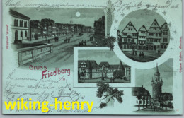 Friedberg - Mondschein Litho Gruss Aus Friedberg - Friedberg