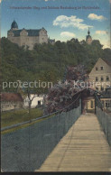 42279120 Rochsburg Schloss Rochsburg Mit Haengebruecke Rochsburg - Lunzenau