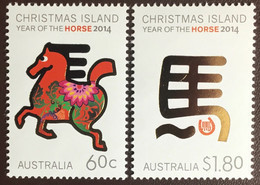 Christmas Island 2014 Year Of The Horse MNH - Christmas Island