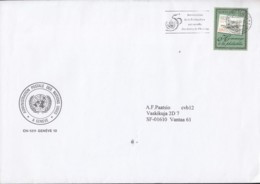 UNO GENF 320, EF, Dienstbrief, Gestempelt: Genf 4.2.1999 - Storia Postale