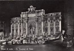 CARTOLINA  ROMA,LAZIO-LA FONTANA DI TREVI-STORIA,MEMORIA,CULTURA,RELIGIONE,IMPERO ROMANO,BELLA ITALIA,VIAGGIATA 1960 - Fontana Di Trevi