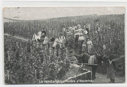 Les  Vendanges à La Perrière D'Hauterive 1909 Vin Vigne Vin Attelage Cheval Maison Perrier Saint-Blaise St.-Blaise - Hauterive