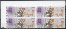 Portugal 2000 QUAD115 (MNH) (Mi 2467-2468) - 125 Anos Da Sociedade De Geografia De Lisboa - Neufs