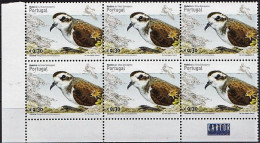 Madeira 2004 - QUAD177 (MNH) (Mi 230) - White-faced Storm-petrel (Pelagodroma Marina)(Bloco 6 Selos) - Neufs