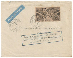 (C03) - REUNION Y&T N°35 LETTRE ST DENIS => ILE MAURICE - 1ERE LIAISON POSTALE AERIENNE REGULIERE AIR FRANCE - Airmail