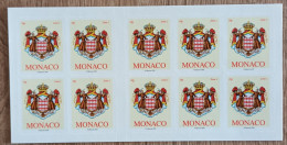 Monaco - Carnet YT N°16 - Armoiries - 2009 - Neuf - Cuadernillos