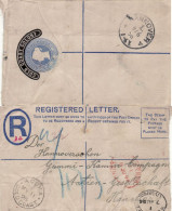 GOLD COAST 1896 R -  LETTER SENT  FROM ACCRA TO HANNOVER - Goudkust (...-1957)