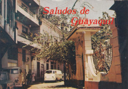 Ecuador - Guayaquil , Calle Numa Pompilio Llona , VW Volkswagen Bulli 1988 - Ecuador