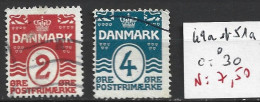 DANEMARK 49a & 51a Oblitérés Côte 30 € - Used Stamps