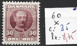 DANEMARK 60 * Côte 35 € - Unused Stamps