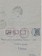 INTERO POSTALE GERMANIA 1952 SEGNATASSE ITALIA 3X5  (XT408 - Cartoline - Usati