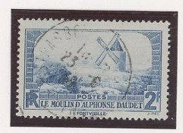 VARIÉTÉ - N°311a MOULIN DE DAUDET Obl -FOND BLANC - Used Stamps