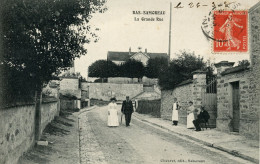 Cpa Bas Samoreau La Grande Rue - Sonstige & Ohne Zuordnung