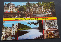 Grüsse Aus Monschau/Eifel - Montjoie Mit Perlbachtalsperre- Verlag Erich Justra, Heimbach - Saluti Da.../ Gruss Aus...