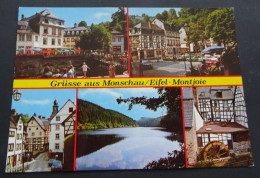 Grüsse Aus Monschau/Eifel - Montjoie Mit Perlbachtalsperre- Verlag Erich Justra, Heimbach - Saluti Da.../ Gruss Aus...