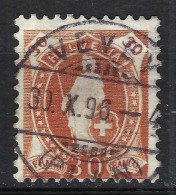 SUISSE 1896: Le ZNr. 68C, "Helvétie Debout", TB Obl. CAD "VEVEY", Forte Cote - Used Stamps
