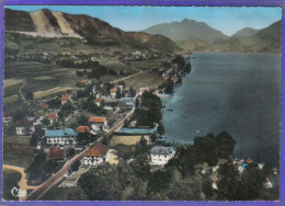 Carte Postale 74. Doussard  Les Lac Et Les Hotels   Très Beau Plan - Doussard