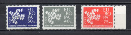 TURQUIE    N° 1599 à 1601    NEUFS SANS CHARNIERE    COTE  3.00€    EUROPA - Unused Stamps